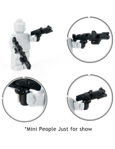 MOOXI Accesorios Blaster DC-15 para Minifigs - 10 Piezas 2