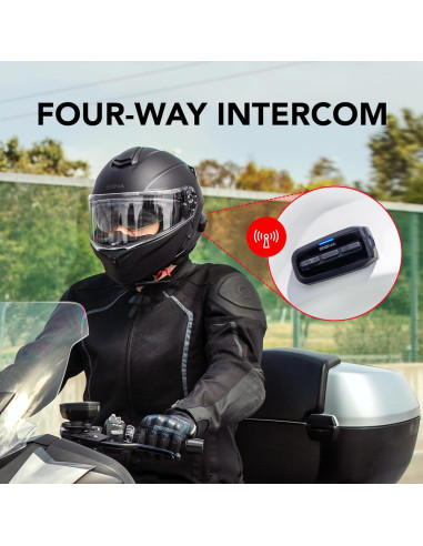 Casco Modular Sena Outrush R Bluetooth Intercomunicador S