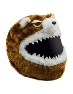 Cubierta de Casco MotoLoot Oso de Peluche Enojado
