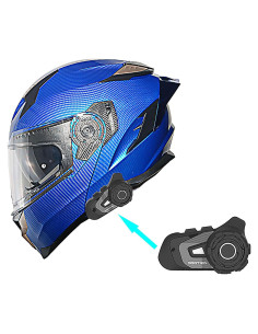 Casco Modular 1Storm HJA119 con Bluetooth y Visera Doble