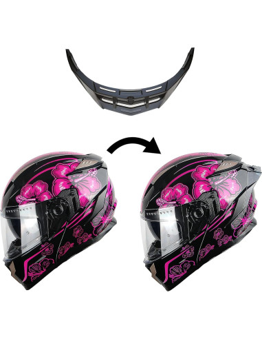 Casco Modular 1Storm HJA119 con Bluetooth y Visera Doble
