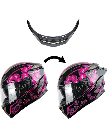 Casco Modular 1Storm HJA119 con Bluetooth y Visera Doble