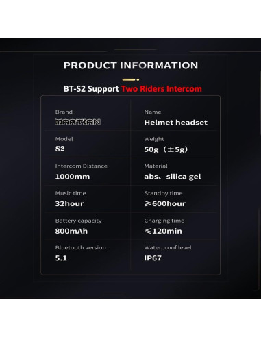 Casco Modular 1Storm HJA119 Doble Lente y Bluetooth Rojo
