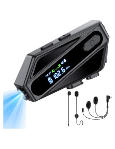 Auricular Bluetooth TOUCH TWO C6 para Casco Motocicleta