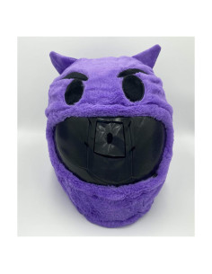 Cubierta de Casco de Moto Carbon Moto Gear Emoji Diablo