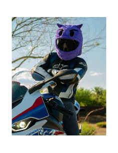 Cubierta de Casco de Moto Carbon Moto Gear Emoji Diablo 2