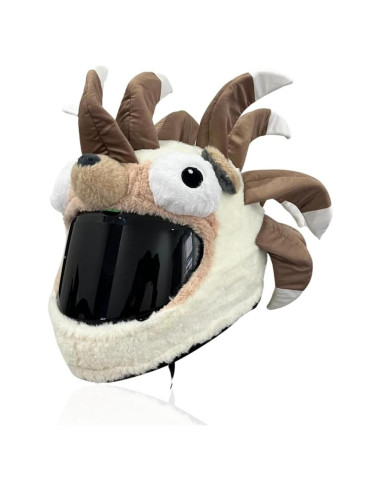 Cubierta de Casco Divertida Erizo Carbon Moto Gear