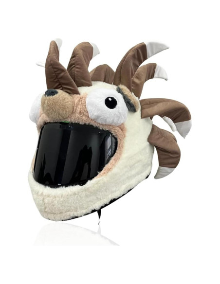 Cubierta de Casco Divertida Erizo Carbon Moto Gear