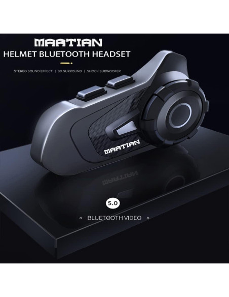 Casco 1Storm HF801 Bluetooth Motocross Adulto Azul