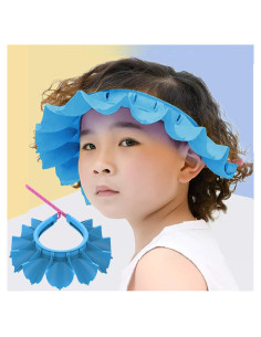 Gorro de ducha ajustable OLEWELL para bebés 42-58 cm