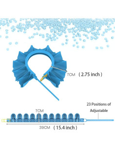 Gorro de ducha ajustable OLEWELL para bebés 42-58 cm 2