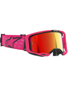 Gafas Alpinestars Vision 8 MX ATV MTB Rosa Lente Roja 2