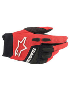 Guantes Alpinestars Full Bore Rojo/Negro 2X Acolchados