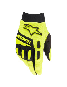 Guantes Alpinestars Full Bore Amarillo Fluo/Negro Mediano