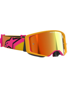 Gafas Alpinestars Supertech MX Off Road Amarillo/Rosa 2