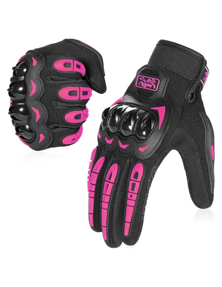 Guantes de Motocicleta COFIT Rosa Medianos Transpirables Guantes de Motocicleta COFIT Rosa Medianos Transpirables