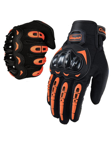 Guantes de Motocicleta BIHAIZG Naranja Talla X-Large