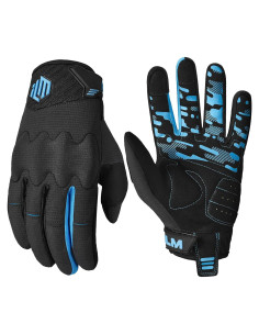 Guantes de Motocicleta ILM JC38 Niños Azul Transpirables
