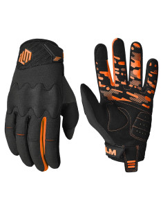 Guantes de Motocicleta ILM JC38 Niños Naranja Talla 5XS