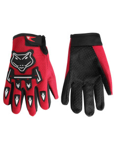 Guantes de Moto JAGASOL JA-ST-XSK Rojos para Niños