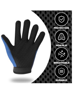 Guantes de Moto JAGASOL JA-ST-XSK Rojos para Niños 2