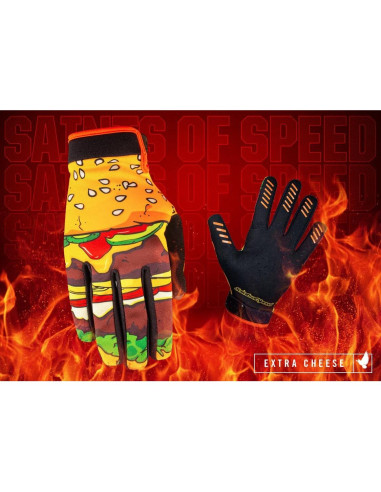 Guantes de Motocross Saints of Speed Cheeseburger - X-Small