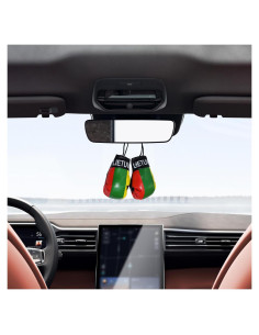 Guantes de Boxeo Mini Kewucn para Espejo de Coche PVC