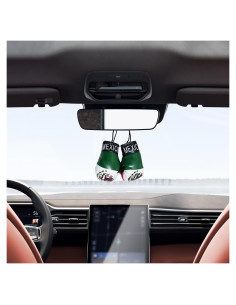 Guantes de Boxeo Mini Kewucn para Espejo de Auto Decorativos