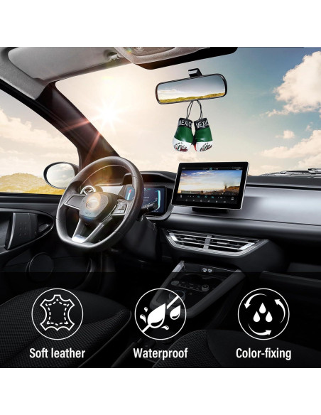 Guantes de Boxeo Mini Kewucn para Espejo de Auto Decorativos