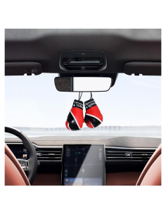 Guantes de Boxeo Mini Kewucn para Espejo de Coche PVC