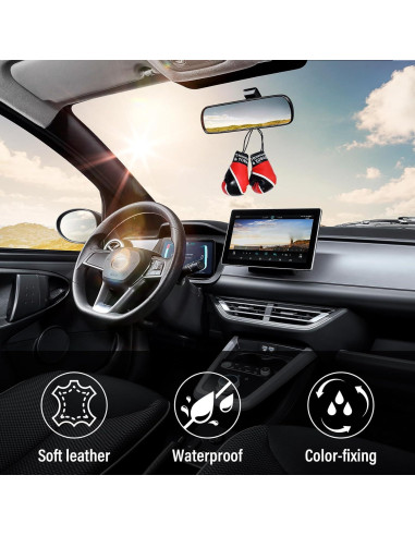 Guantes de Boxeo Mini Kewucn para Espejo de Coche PVC