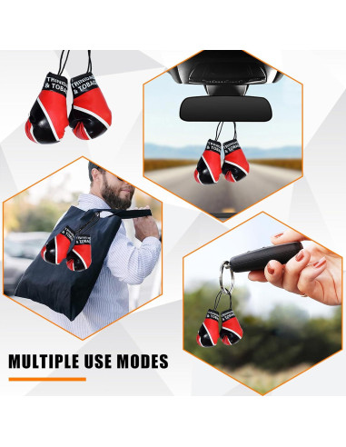 Guantes de Boxeo Mini Kewucn para Espejo de Coche PVC