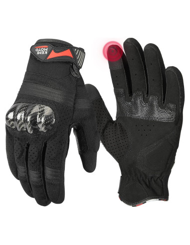 Guantes de Motocicleta KEMIMOTO Medianos Transpirables