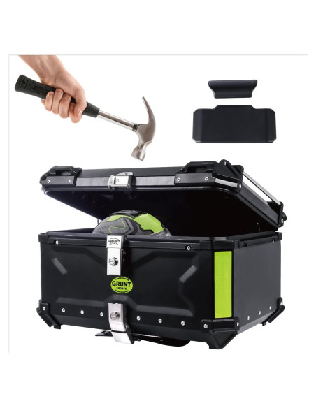 Caja de Cola de Motocicleta Letusto 55L Aluminio Impermeable