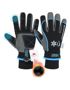 Guantes de Trabajo Impermeables Handlandy 3M Térmicos Azul