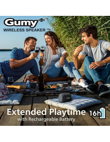 Altavoz Bluetooth JVC Gumy SPSG2BT - Portátil, 16h Batería, IPX4