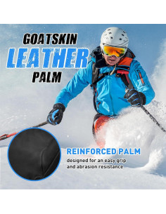 Guantes de Trabajo Invierno HANDLANDY Impermeables Talla XL 2