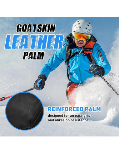 Guantes de Trabajo Invierno HANDLANDY Impermeables Talla XL