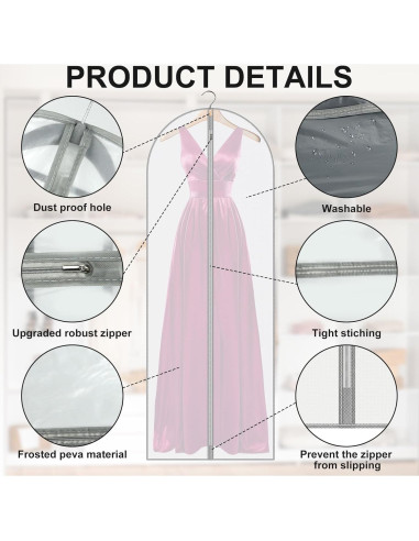 Bolsas de Almacenamiento al Vacío Besslly 6 Paquete Transparente