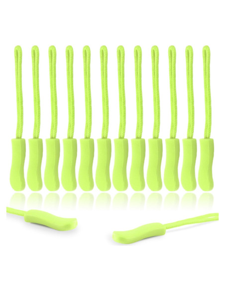 CooBigo 12 Pack Tiradores de Cremallera Verde Neón CooBigo 12 Pack Tiradores de Cremallera Verde Neón