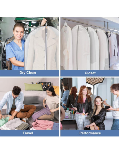 Bolsas de Almacenamiento al Vacío Besslly 6 Paquete Transparente