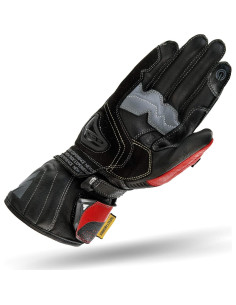 Guantes de Moto SHIMA STR-2 Cuero Táctil XXL Negro/Rojo 2