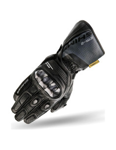 Guantes de Moto SHIMA STR-2 Cuero Verano Táctil Negro M