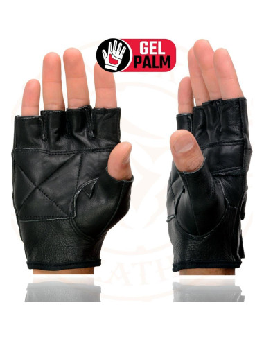 Guantes sin Dedos Milwaukee Leather SH355 Hombre - X-Pequeño