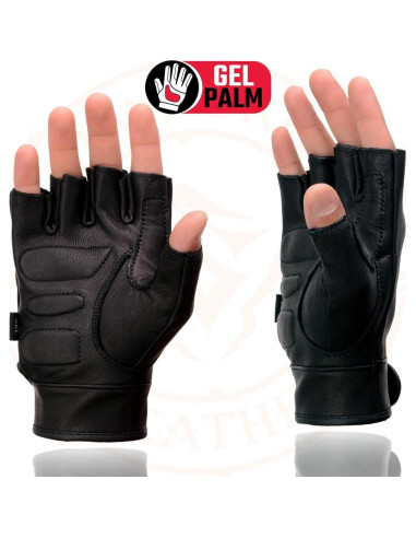 Guantes de Motocicleta Milwaukee Leather 5X Sin Dedos