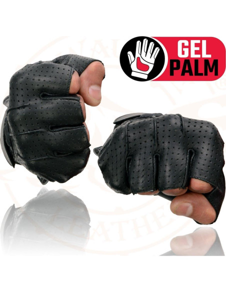 Guantes de Cuero sin Dedos Milwaukee SH357 para Hombre