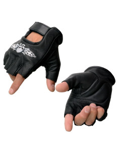 Guantes de Motocicleta Milwaukee Leather SH353 Sin Dedos XL