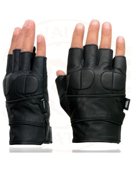 Guantes de Motocicleta Milwaukee Leather SH462 - Sin Dedos