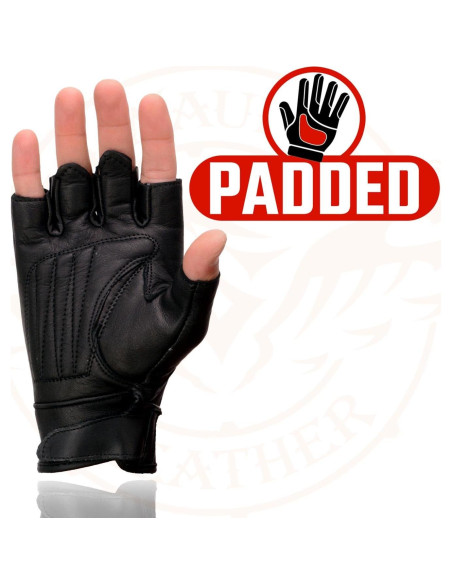 Guantes de moto Milwaukee Leather MG7761 mujer sin dedos 3XL Guantes de moto Milwaukee Leather MG7761 mujer sin dedos 3XL