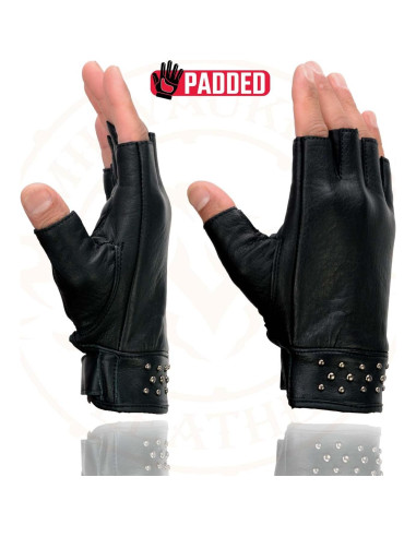 Guantes de moto Milwaukee Leather MG7761 mujer sin dedos 3XL